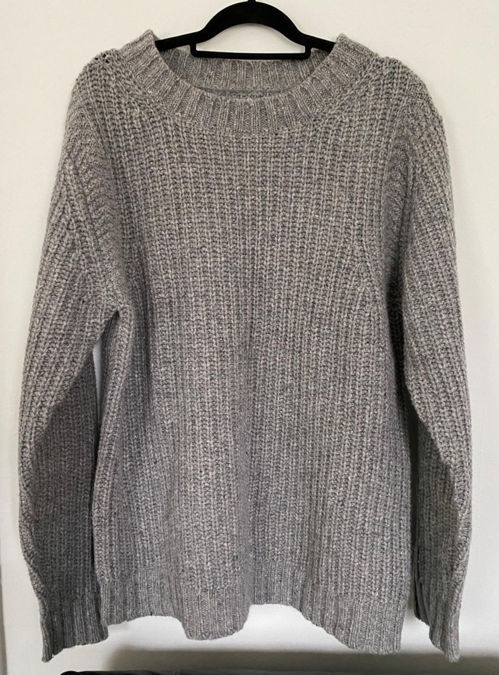 REI Co-op Wallace Lake Wool Blend Chunky Knit Sweater L Mens